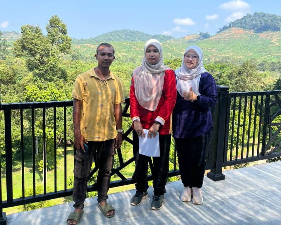 Lawatan Pengawai Pertanian Kelompang Ulu Selangor-1 ASL Development Group